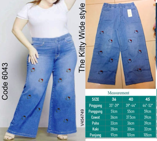 PLUS SIZE JEAN CODE 6043