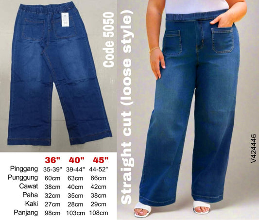 PLUS SIZE JEAN CODE 5050